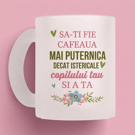 Tasse personnalisée avec message - Café