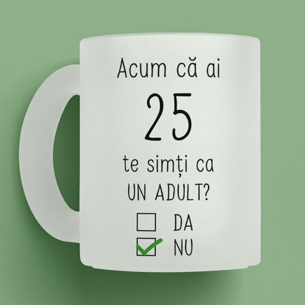 Tasse personnalisée avec message - Anniversaire