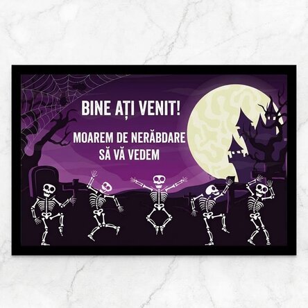 Paillasson personnalisé avec inscription - Skeletons