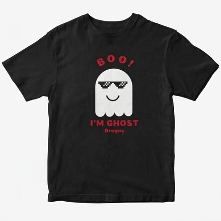 T-shirt en coton personnalisé avec un message - Fantoma