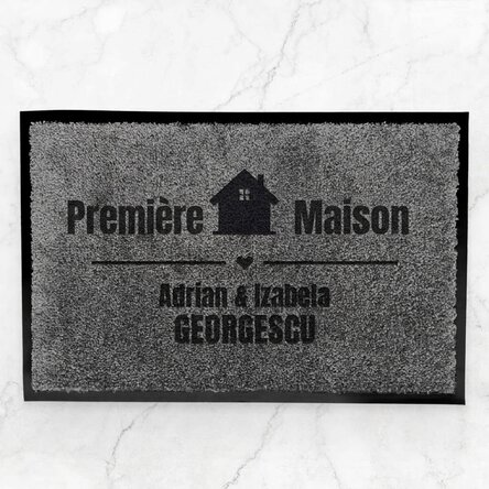Paillasson d'intérieur personnalisé avec message - Accueil