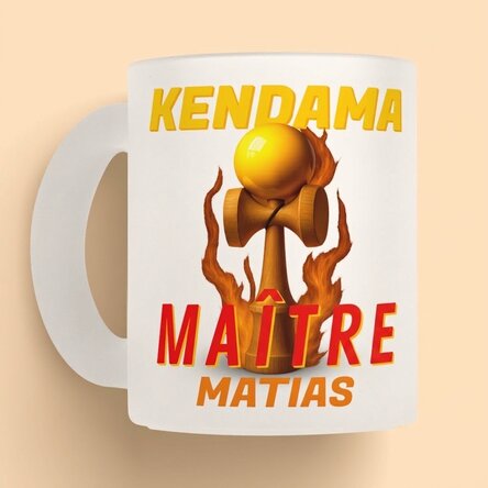 Tasse personnalisée avec texte - Kendama Master