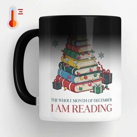 Tasse thermosensible personnalisée avec un prénom et un message - Noël