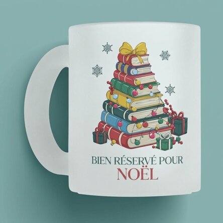 Tasse personnalisée avec un prénom et un message - Noël