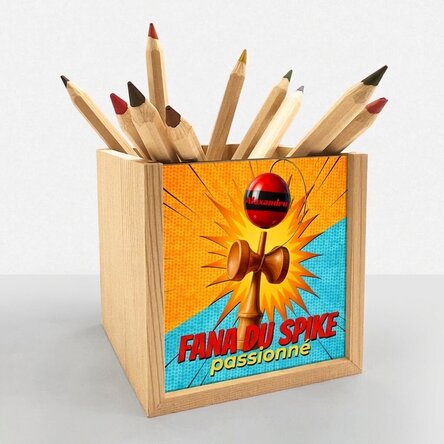 Porte-crayons personnalisé avec inscription - Spike Enthusiast