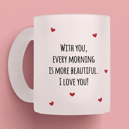 Tasse personnalisée avec message - Love
