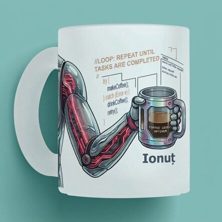 Tasse personnalisée avec texte - Agenda