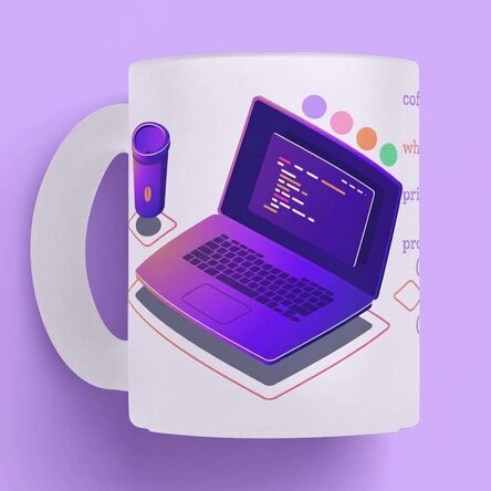 Tasse personnalisée avec inscription - Programmation