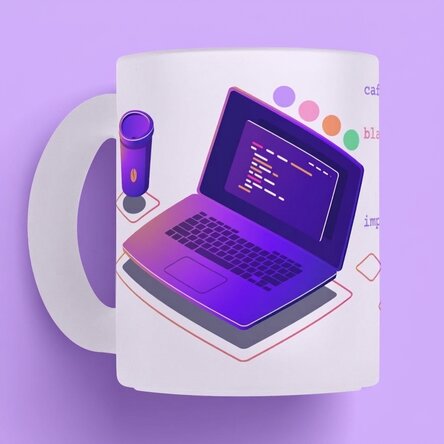 Tasse personnalisée avec inscription - Programmation