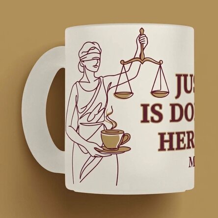 Tasse personnalisée avec un texte pour les avocats