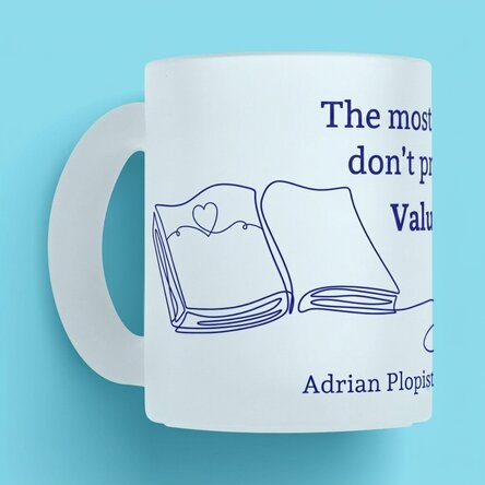 Tasse personnalisée avec un message pour les enseignants