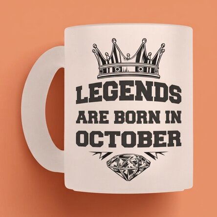 Tasse personnalisée avec inscription - Les légendes naissent à...