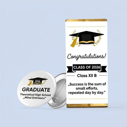 Coffret cadeau personnalisé pour les classes de fin d'études