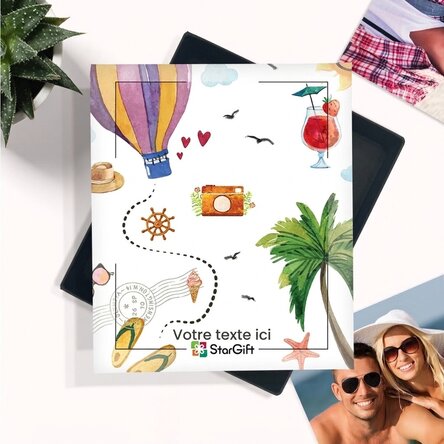 La boîte à souvenirs - 32 photos accompagnées d'un message - thème « vacances »