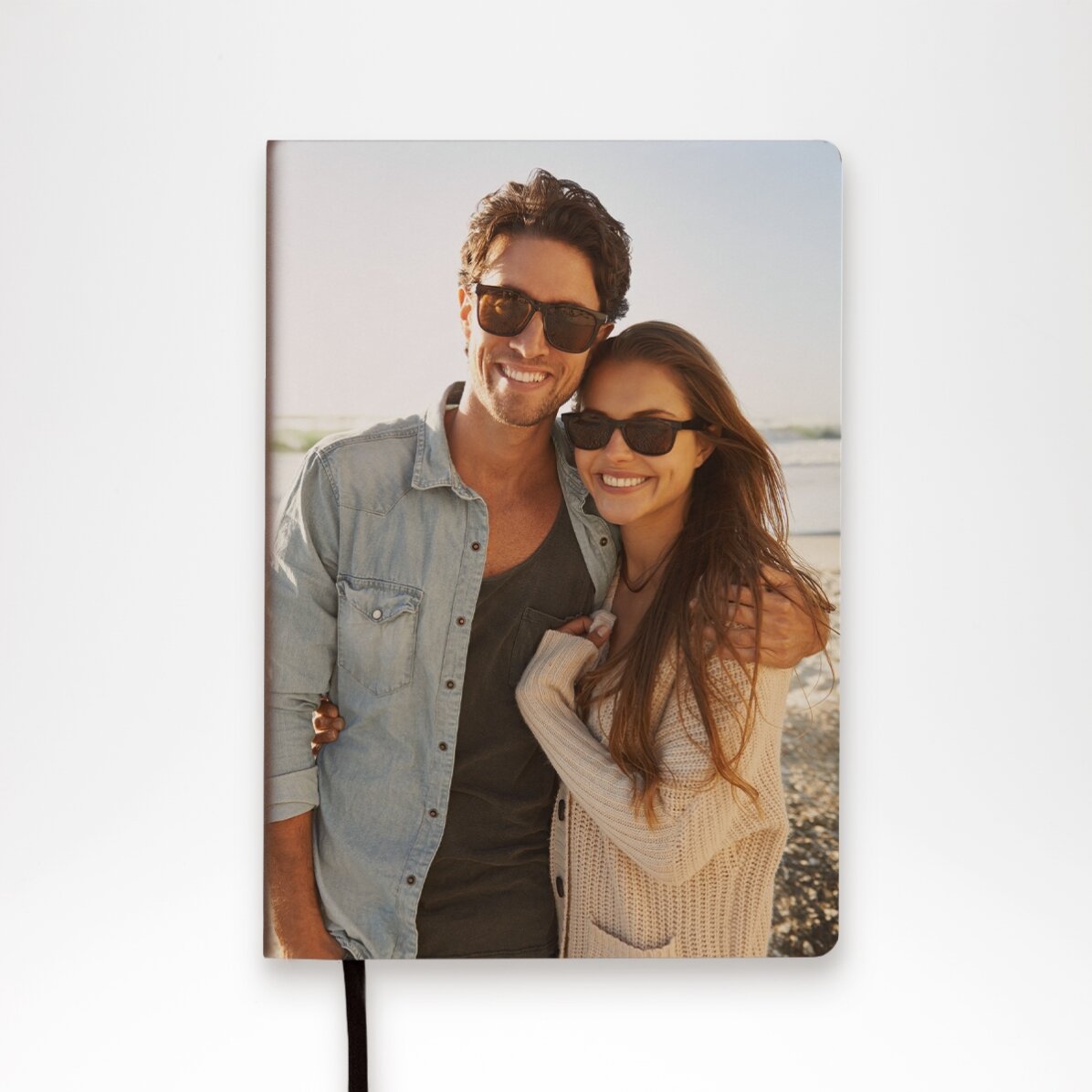 Agenda en cuir personnalisé, coloré, avec une photo