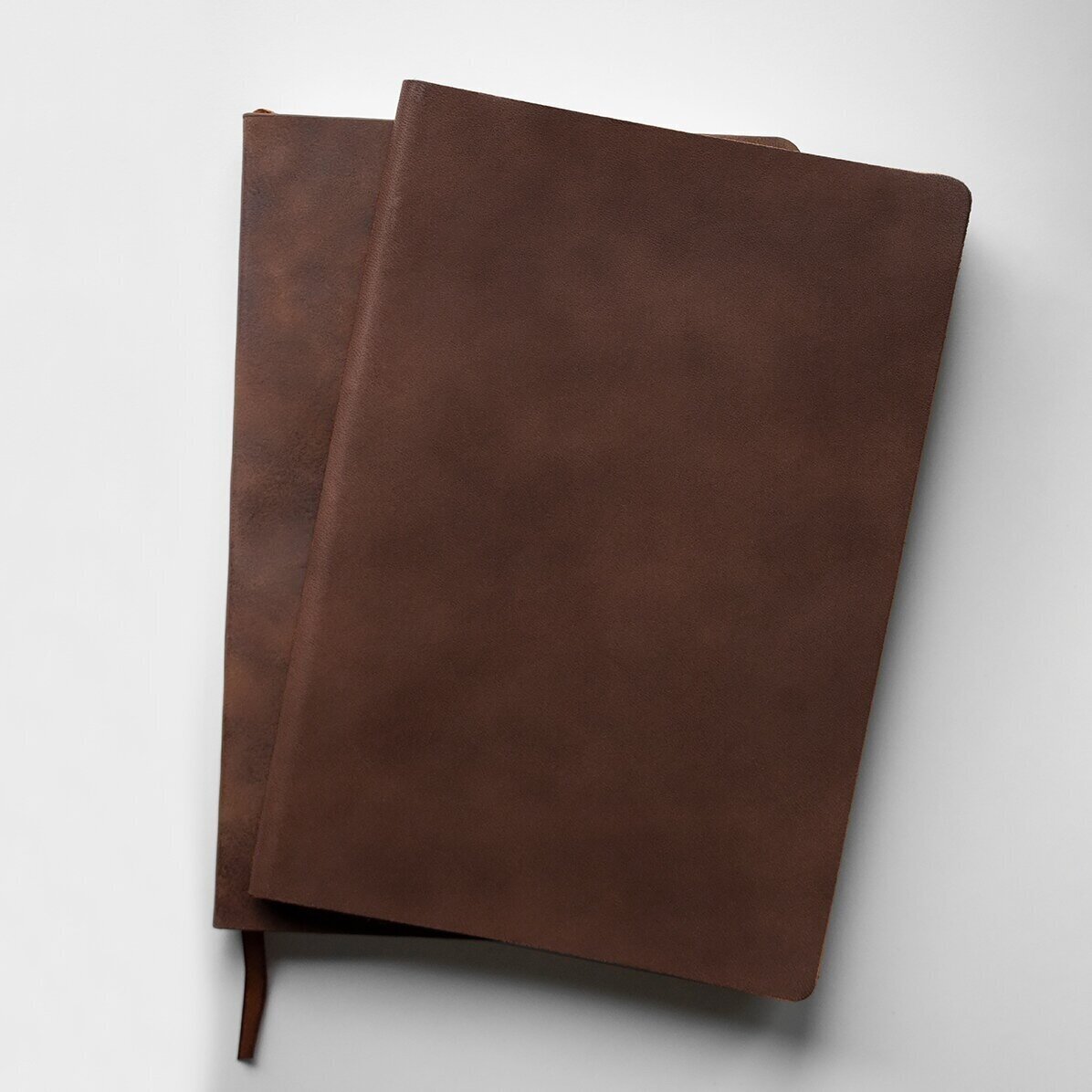 Agenda en cuir personnalisé avec un message