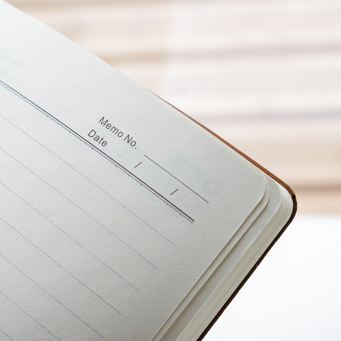 Agenda en cuir personnalisé avec un message