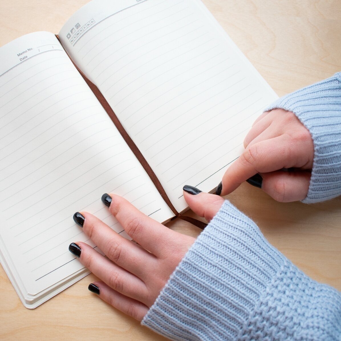 Personalised diary with text - Creative ideas