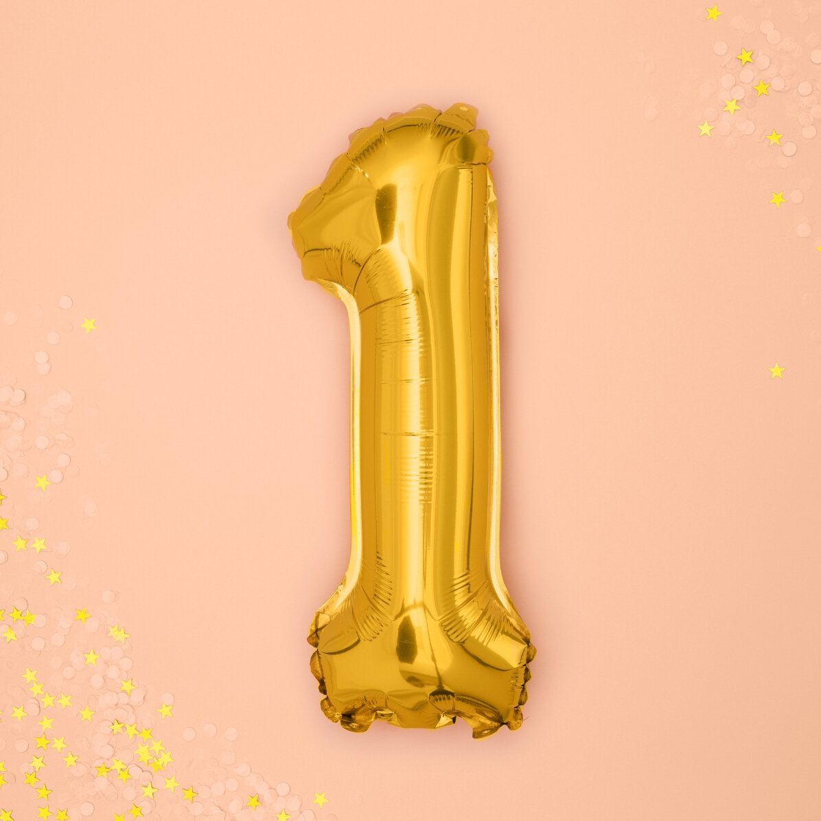 Ballons - Chiffres dorés 35 cm