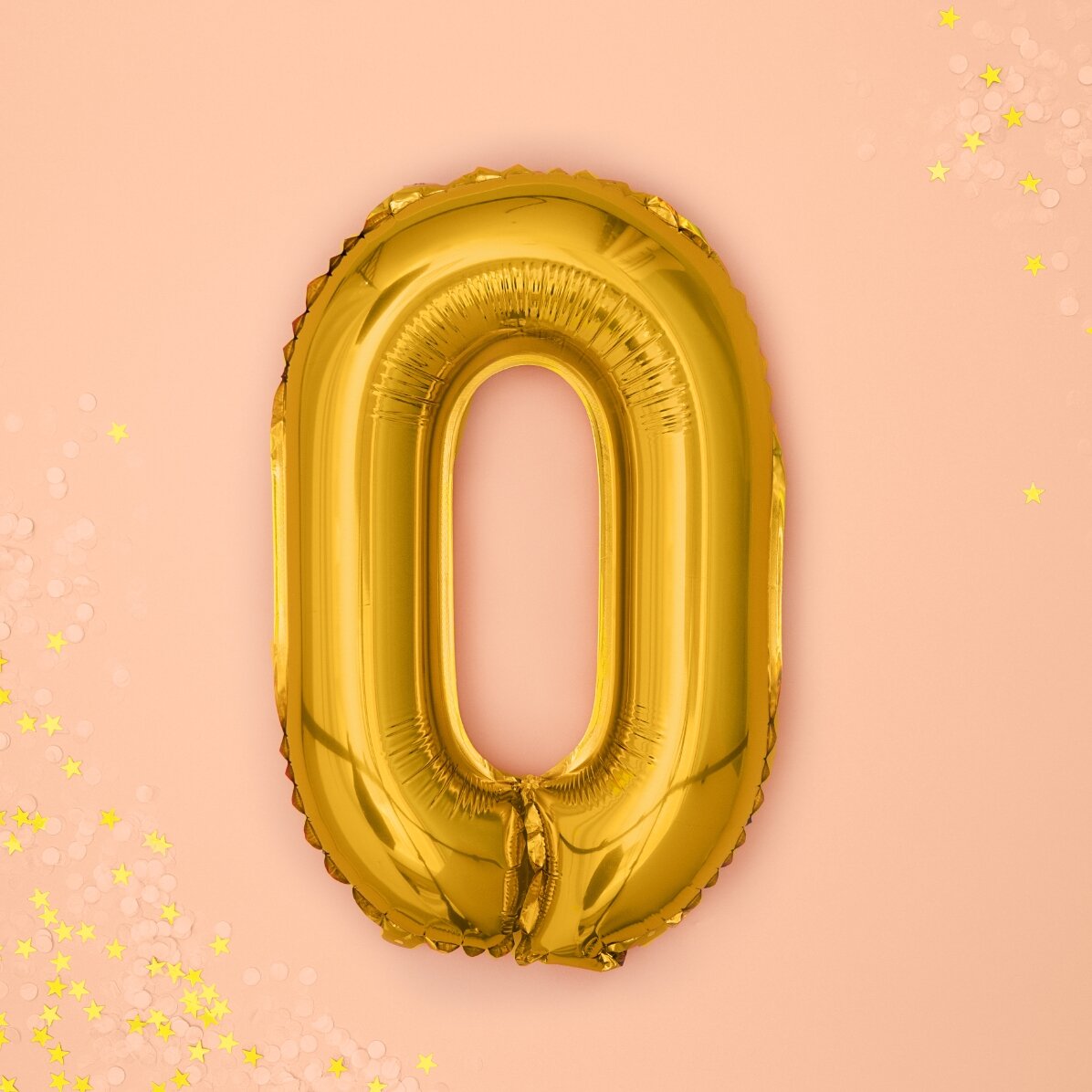 Ballons - Chiffres dorés 35 cm