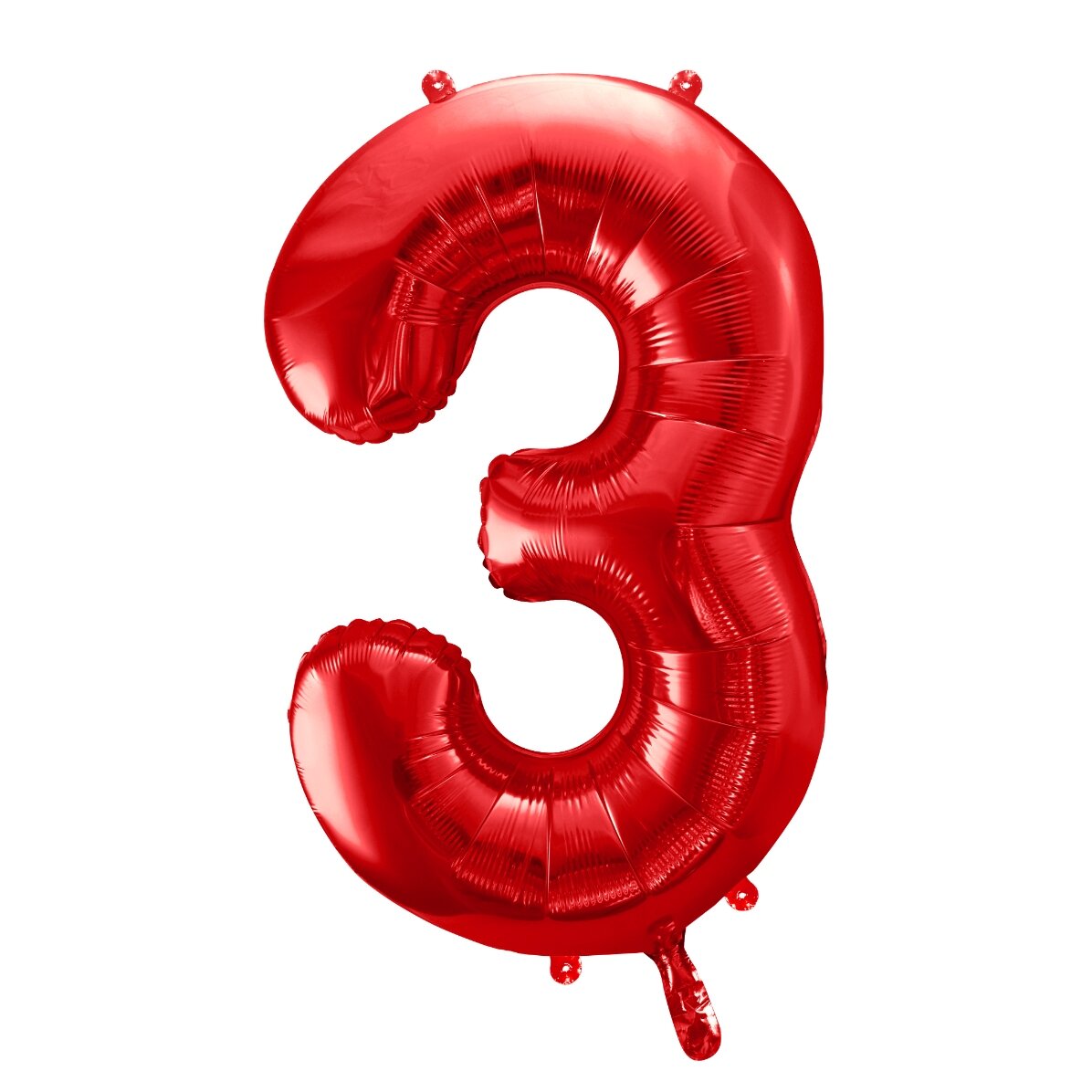 Ballons - Chiffres rouges 86 cm