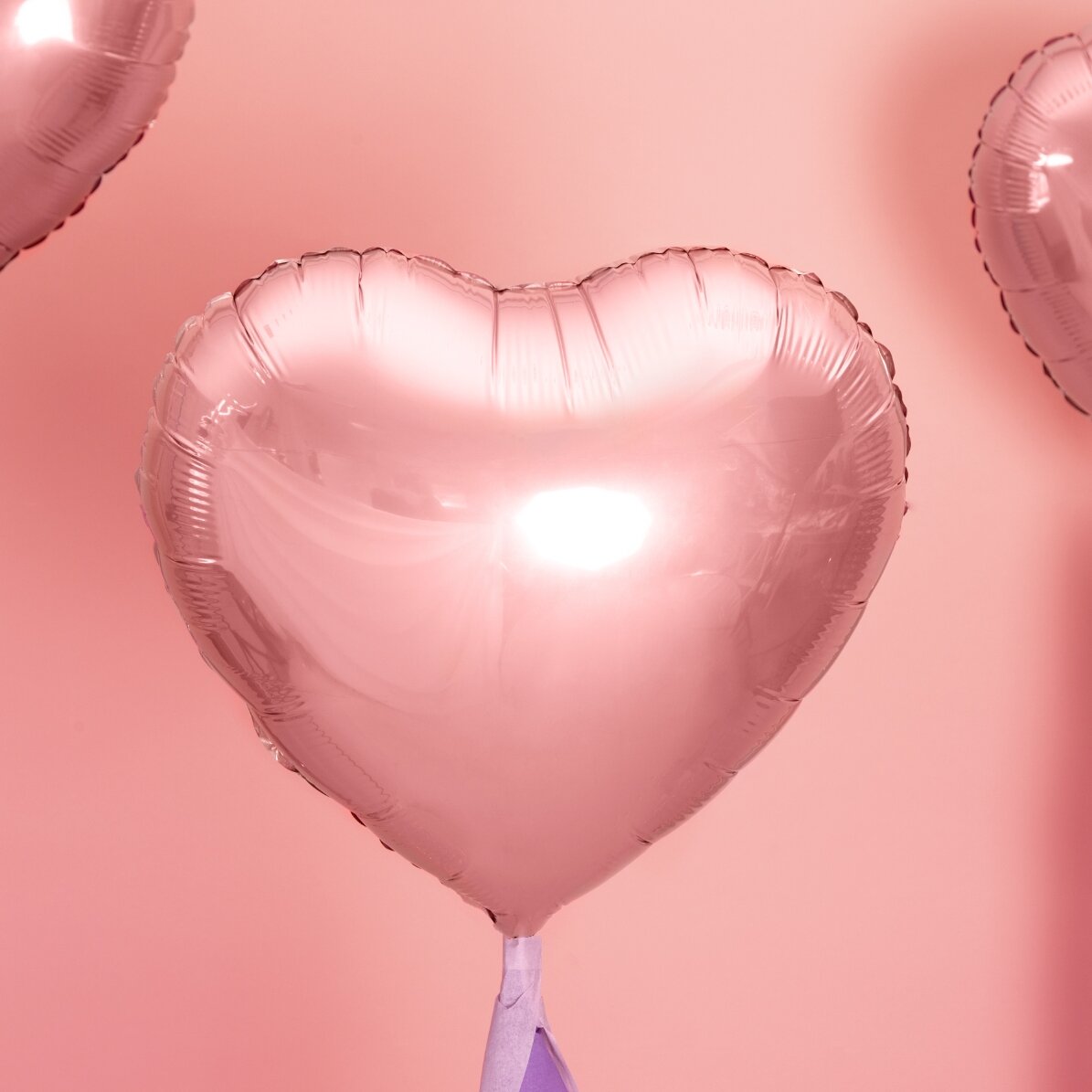 Ballon - Cœur rose doré 45 cm