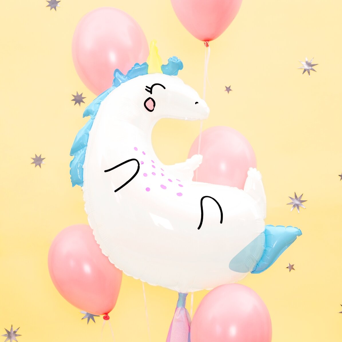 Ballon - Licorne blanche