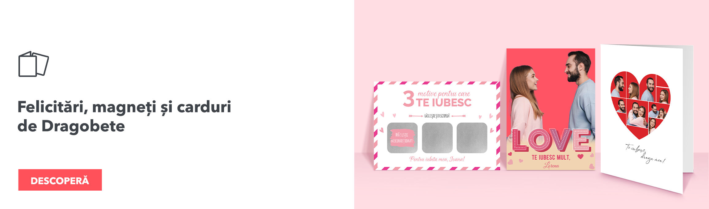 Cartes de vœux, aimants et cartes pour