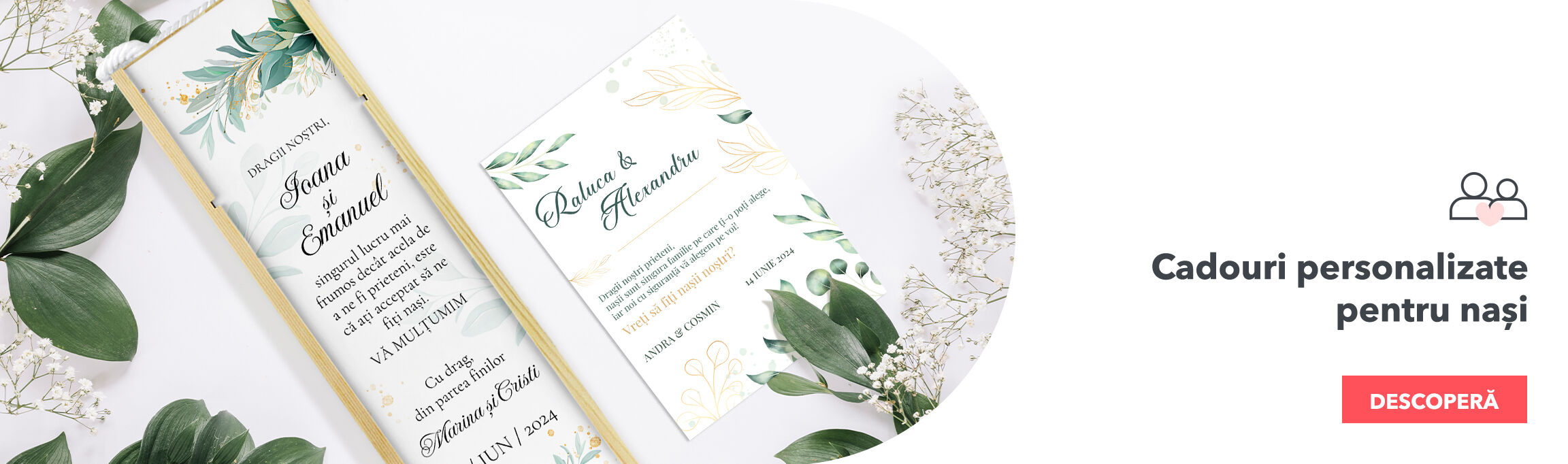 Cadeaux pour les parrains et marraines de mariage