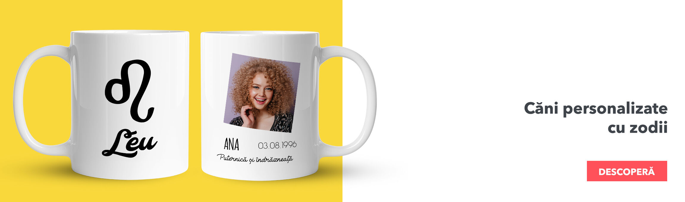 Tasses avec les signes du zodiaque