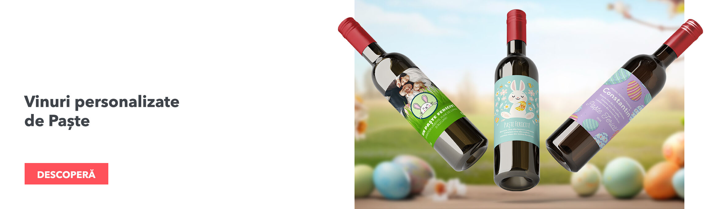 Vins personnalisés pour Pâques