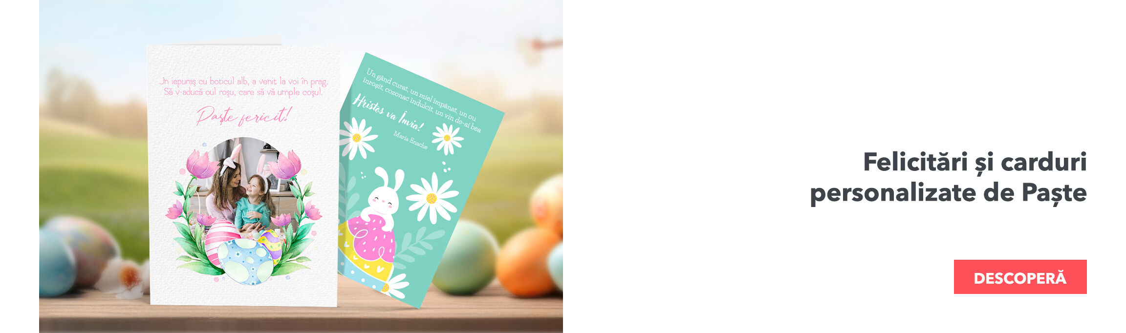 Cartes de vœux et cartes personnalisées pour Pâques
