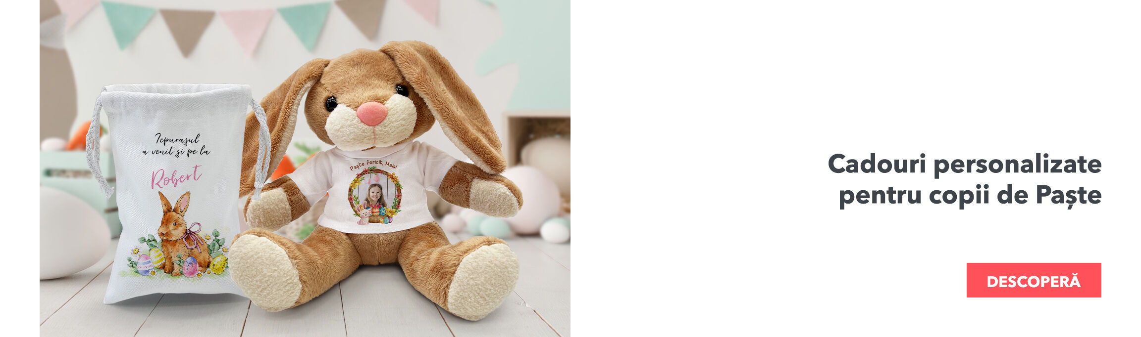 Cadeaux personnalisés pour les enfants à Pâques