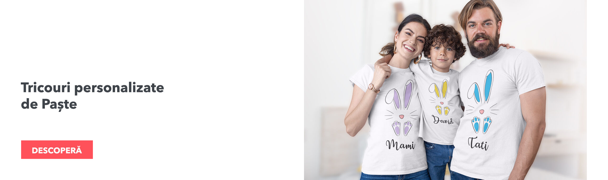 T-shirts personnalisés pour Pâques
