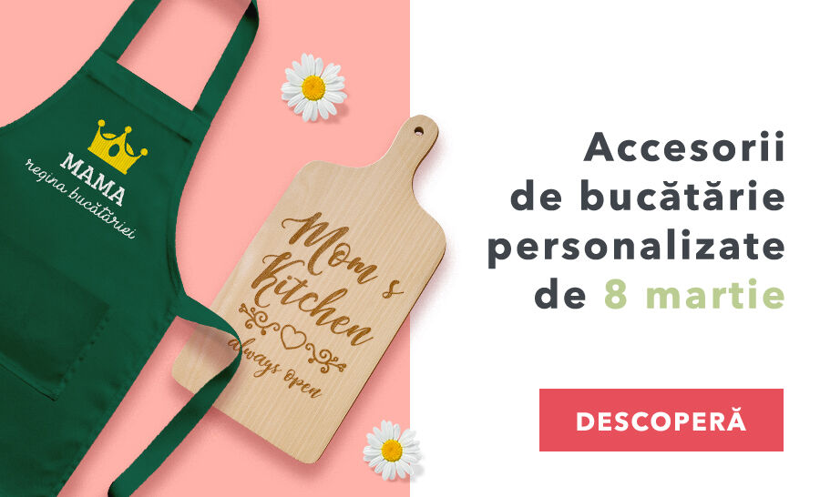 Accessoires de cuisine personnalisés pour le 8 mars