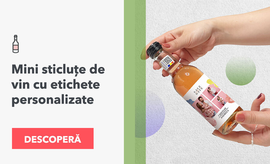 Mini-bouteilles de vin personnalisées