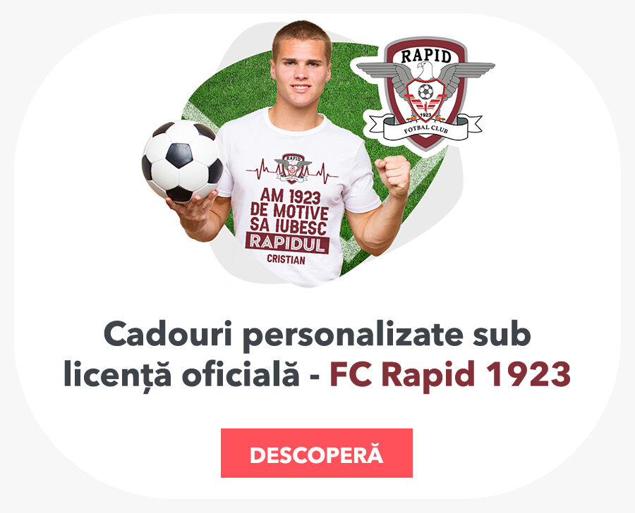 Cadeaux personnalisés sous licence officielle - FC Rapid 1923 Bucarest