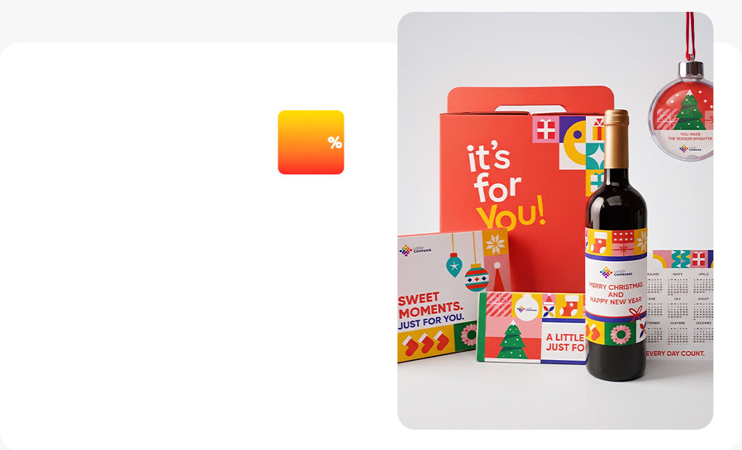 Boîtes-cadeaux personnalisées avec logo