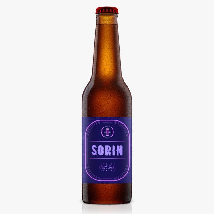 Bière personnalisée avec un nom