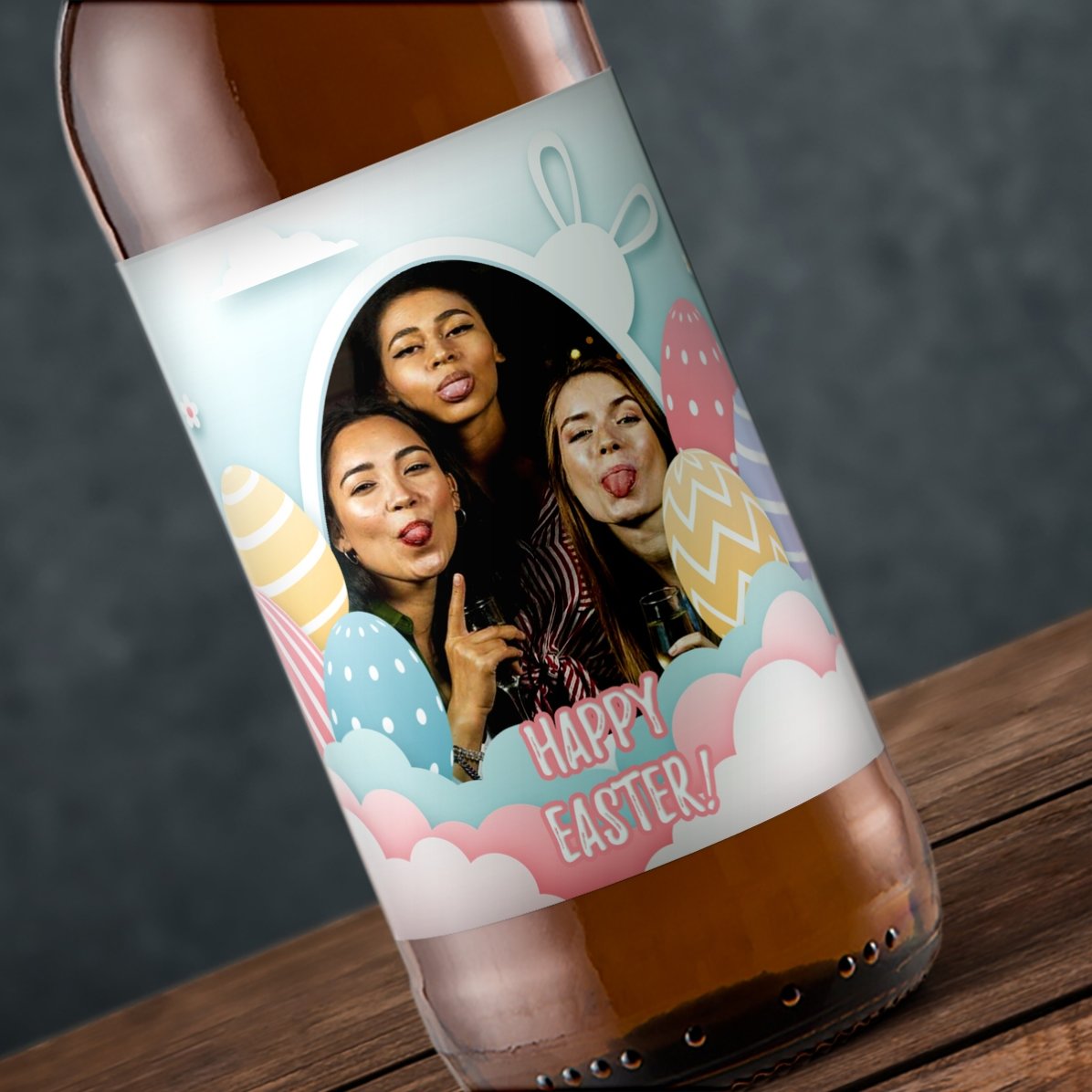 Bière personnalisée avec photo - Joyeuses Pâques !
