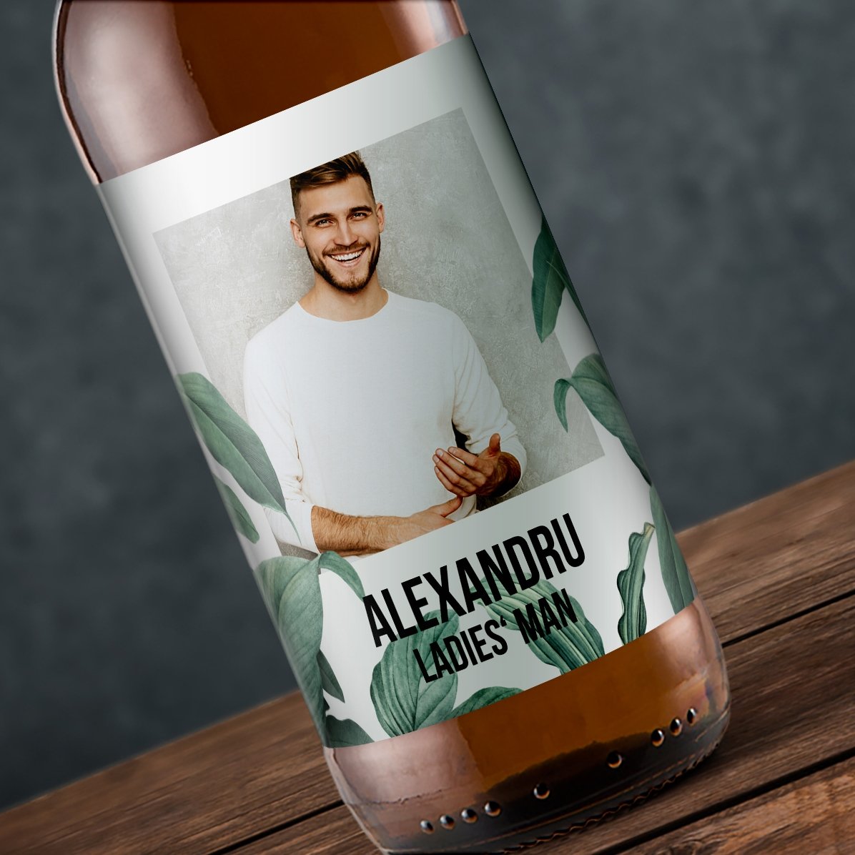 Bière personnalisée avec photo et texte - Folliage