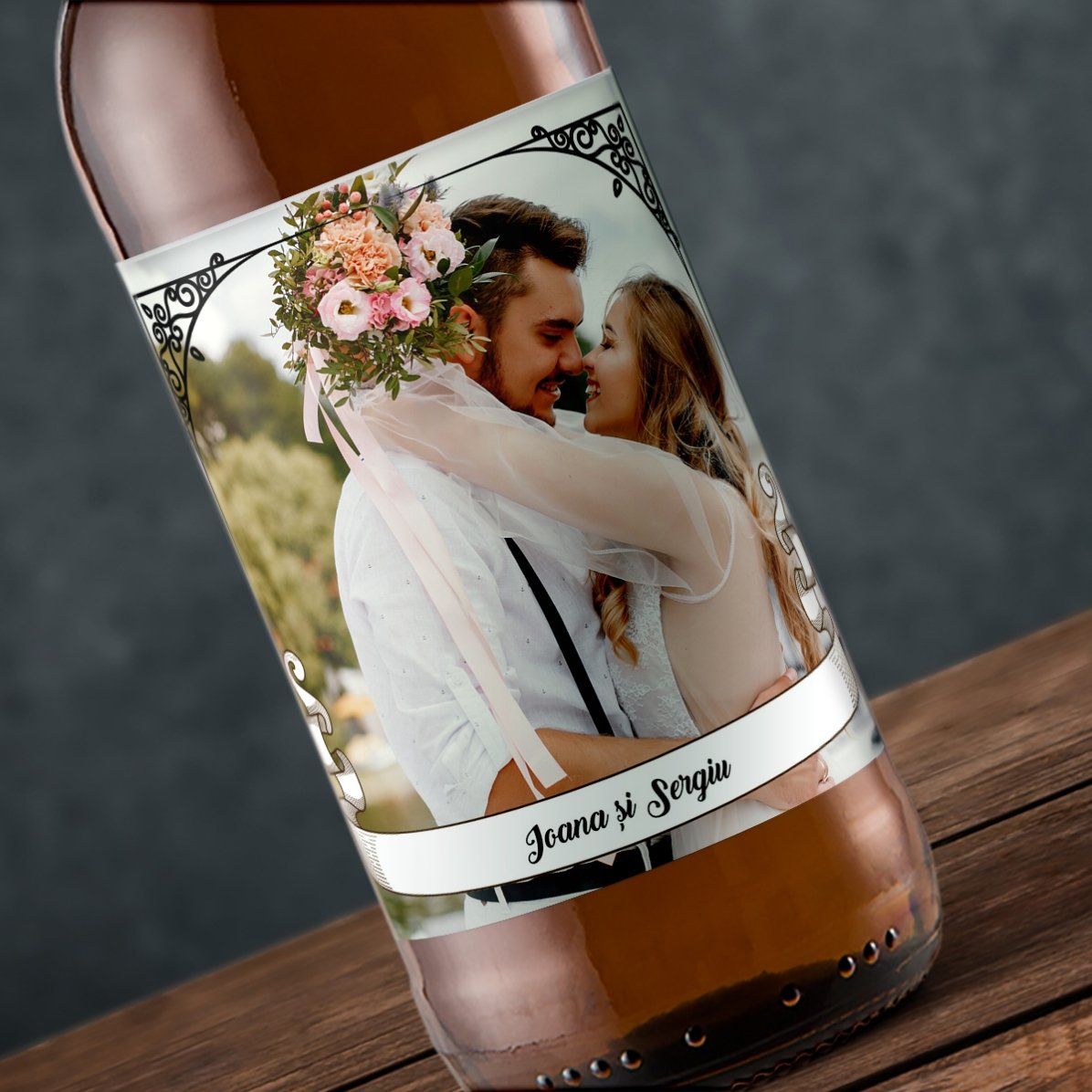 Bière personnalisée avec photo et texte