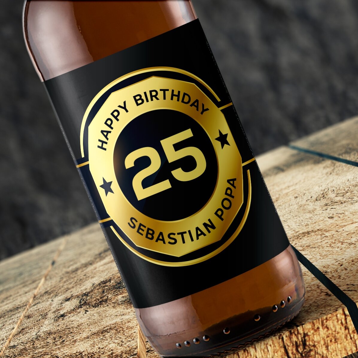 Bière personnalisée avec un texte - Birthday Beer