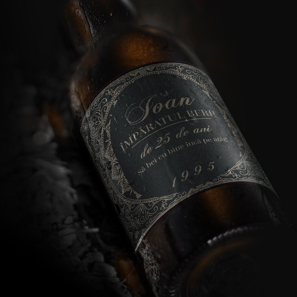 Bière personnalisée avec un texte - L