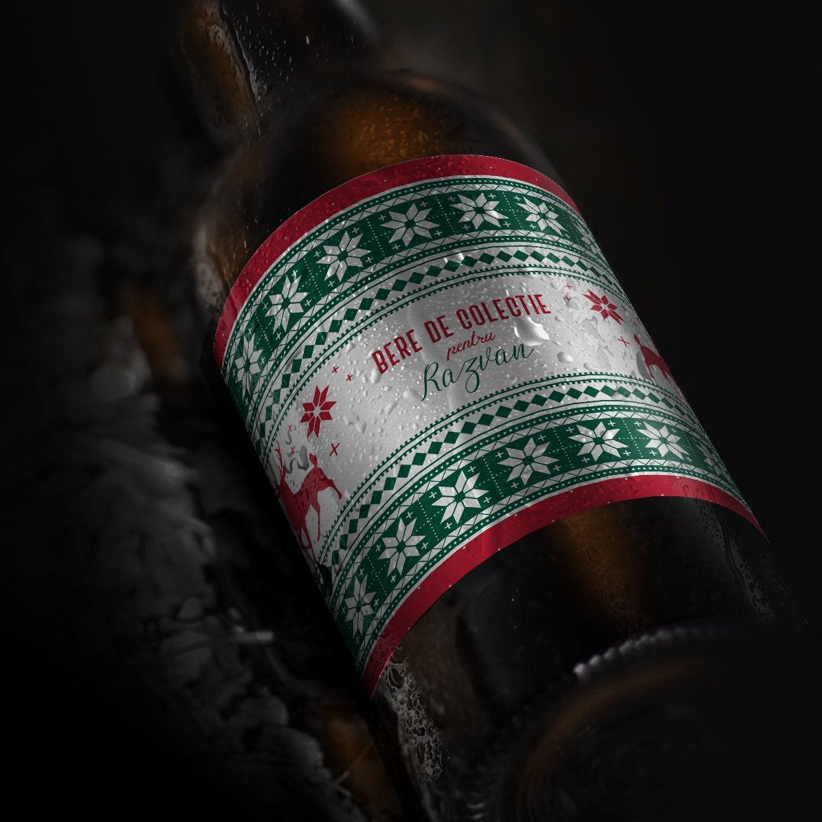 Bière personnalisée avec un texte - Modèle Reni
