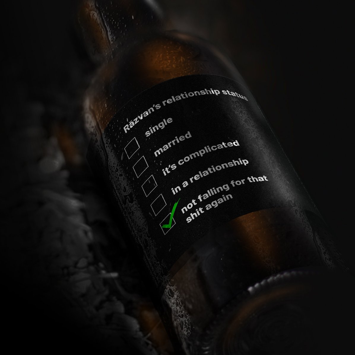 Bière personnalisée avec un texte - Unitaire