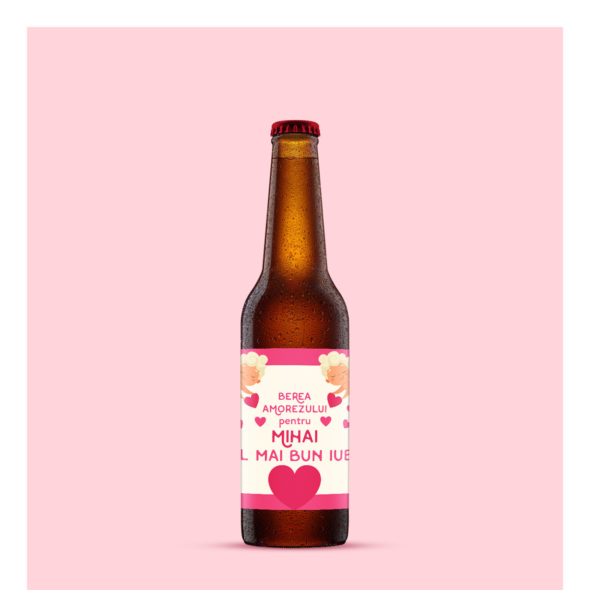 Bière personnalisée pour la Saint-Valentin