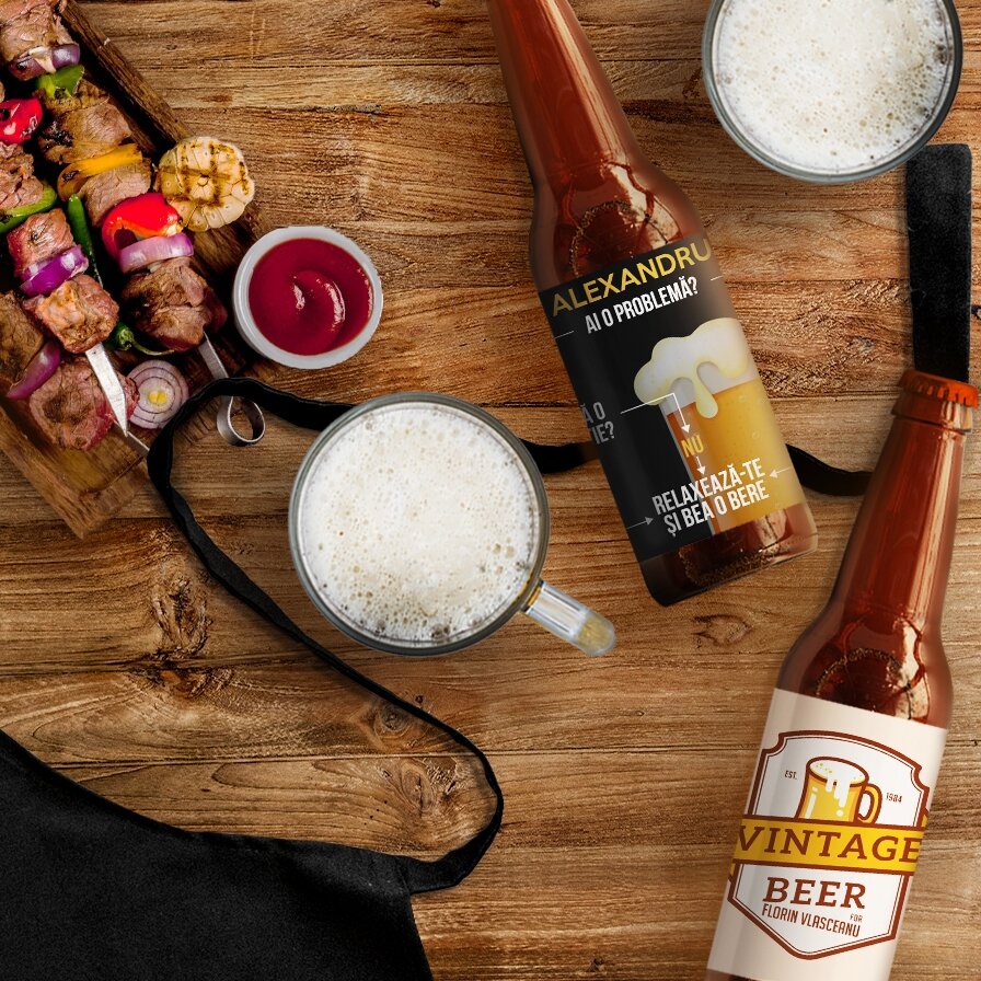 Une bière personnalisée pour lui