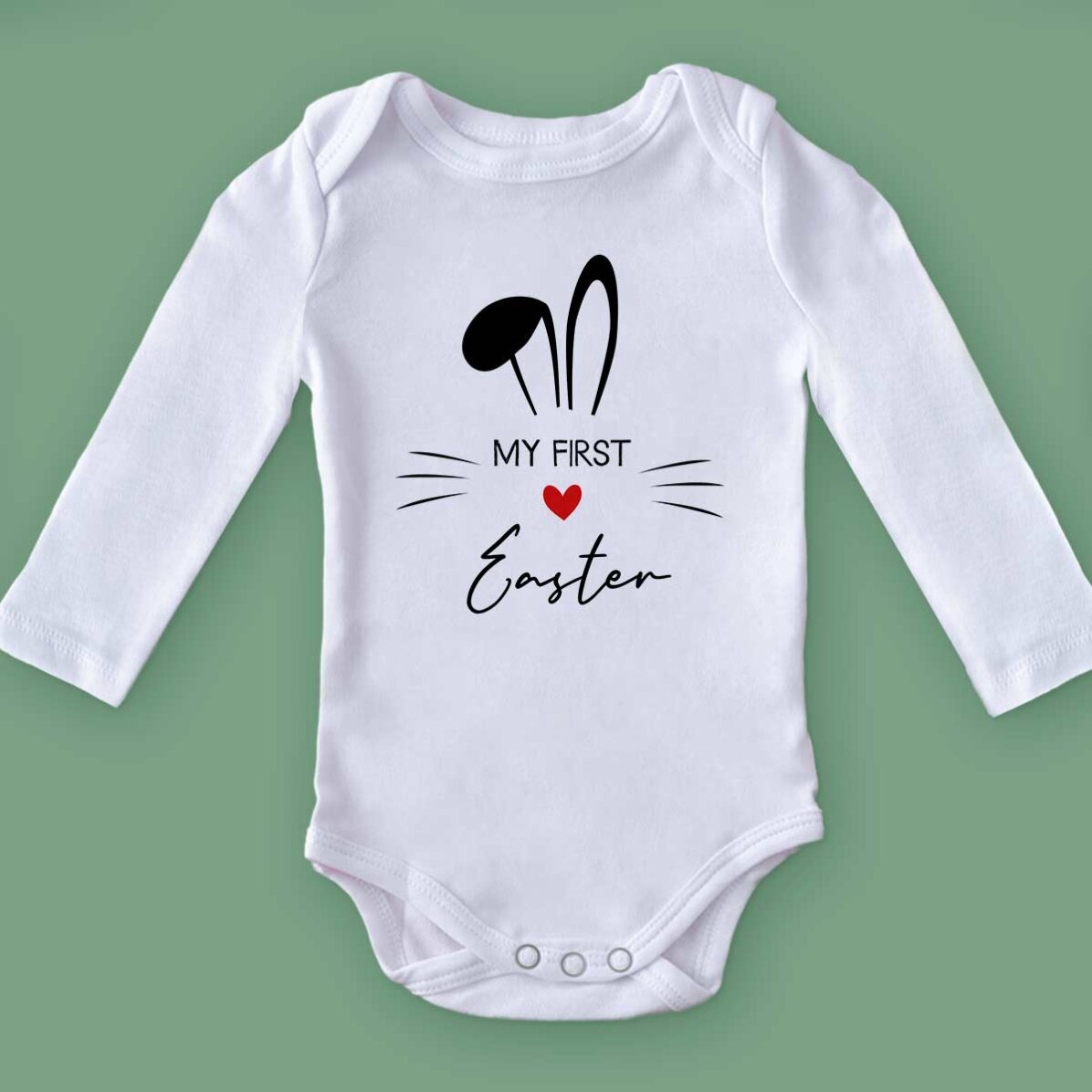 Body pour bébé personnalisé avec un message - First Easter