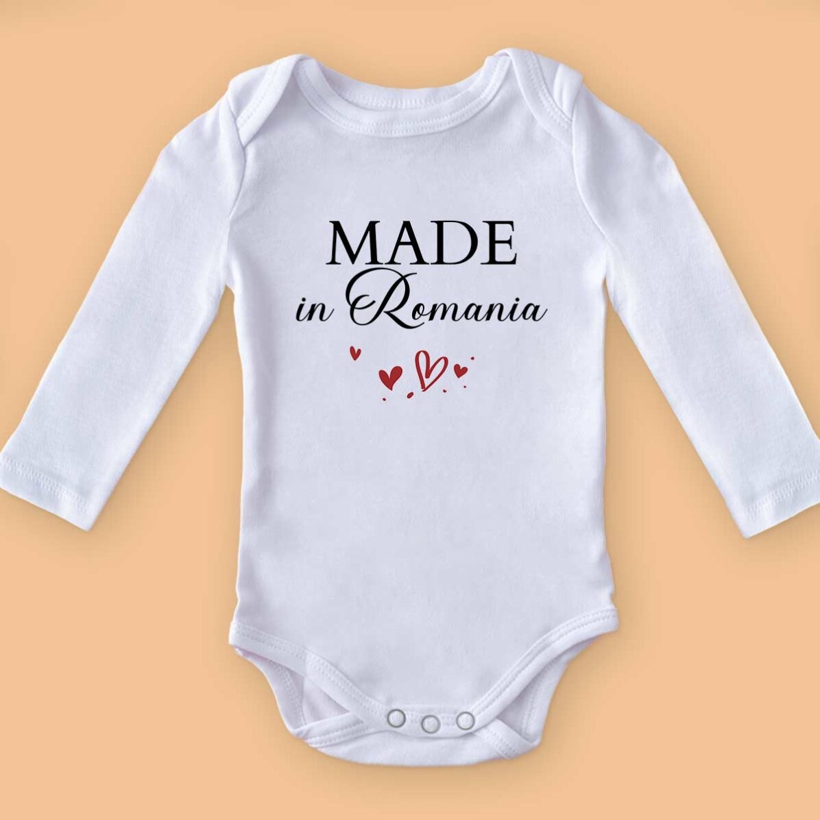 Body pour bébé personnalisé avec un message - Made with love